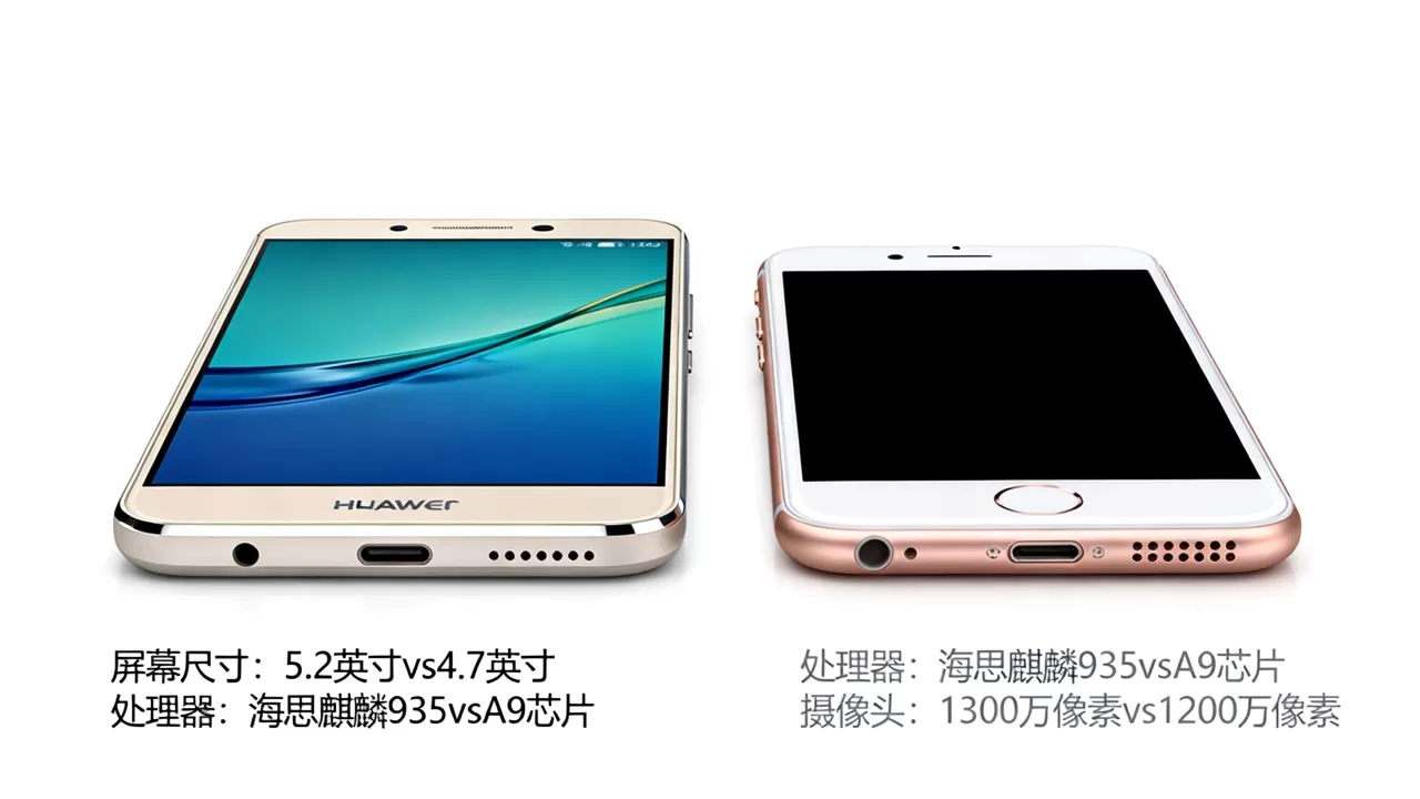 华为荣耀7和iphone6s哪个好，华为荣耀7和iphone6s对比