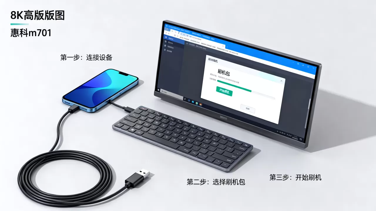 惠科m701刷机教程，惠科m701刷机包