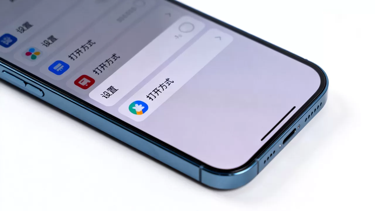 iphone 添加打开方式