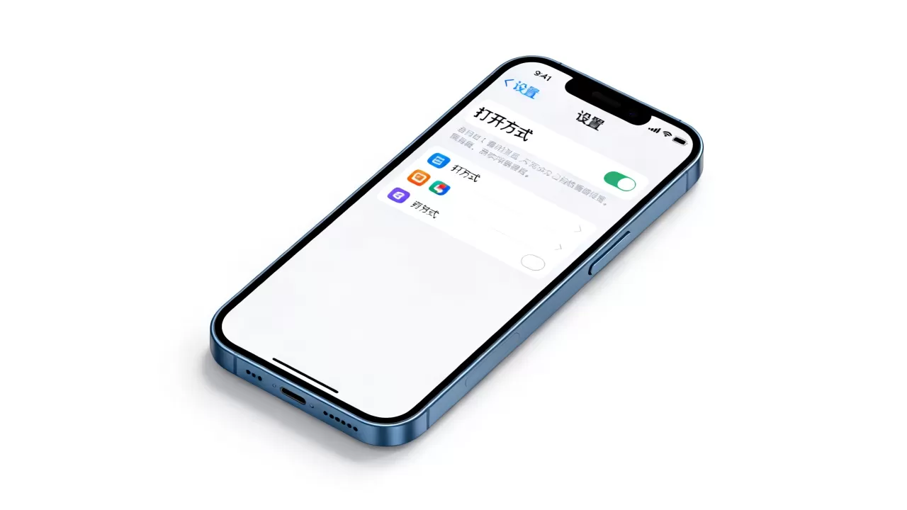 iphone 添加打开方式