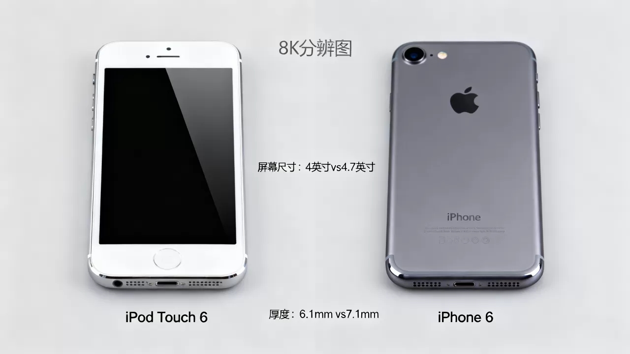 Touch6和iphone6，苹果touch6和iphone6区别是什么