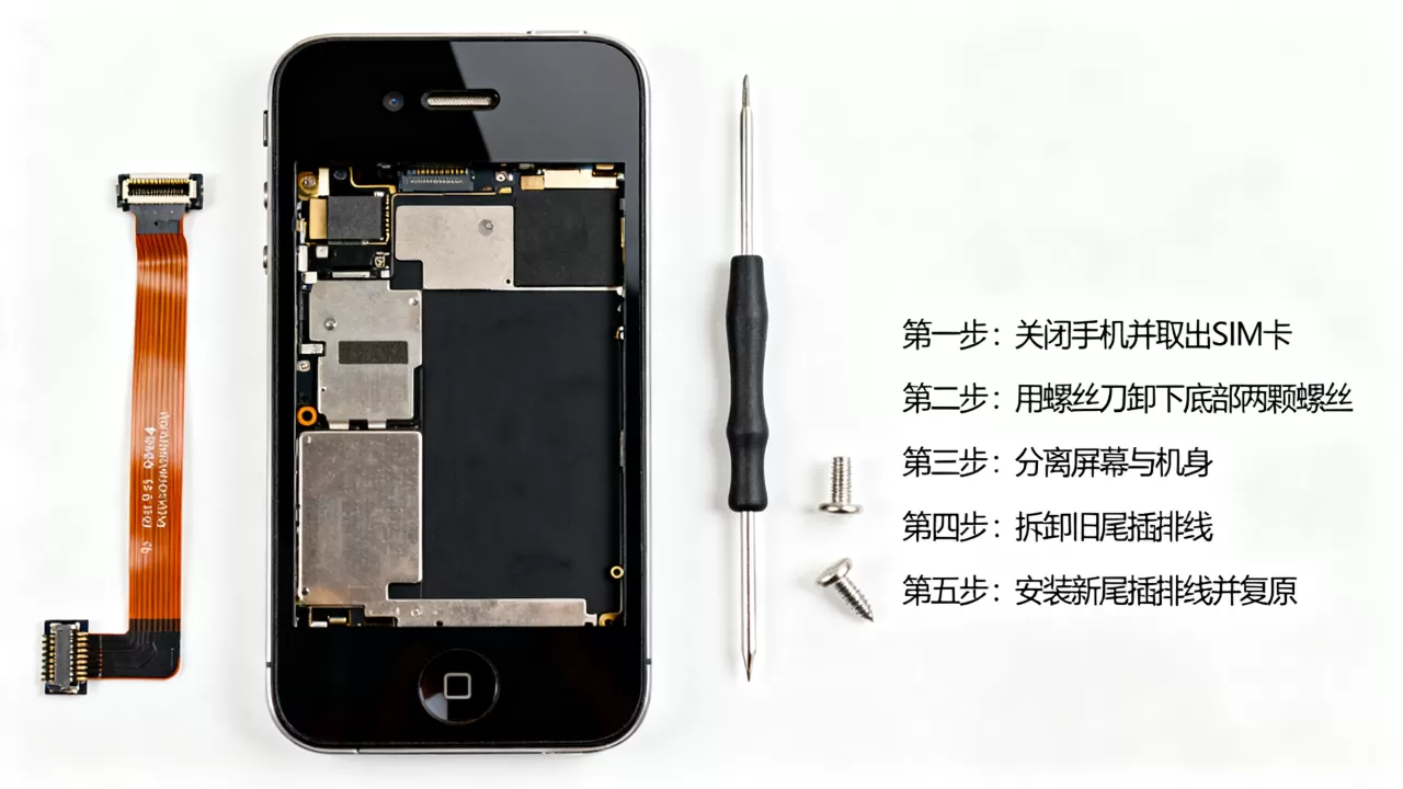 iphone4尾插排线怎么换,iphone4尾插排线更换教程 iphone4尾插排线怎么换,iphone4尾插排线更换教程