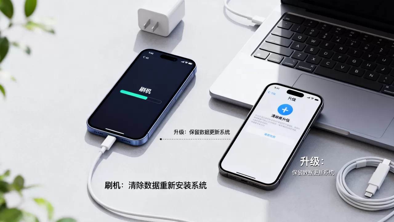 苹果刷机和升级区别是什么?苹果刷机升级区别 苹果刷机和升级区别是什么?苹果刷机升级区别