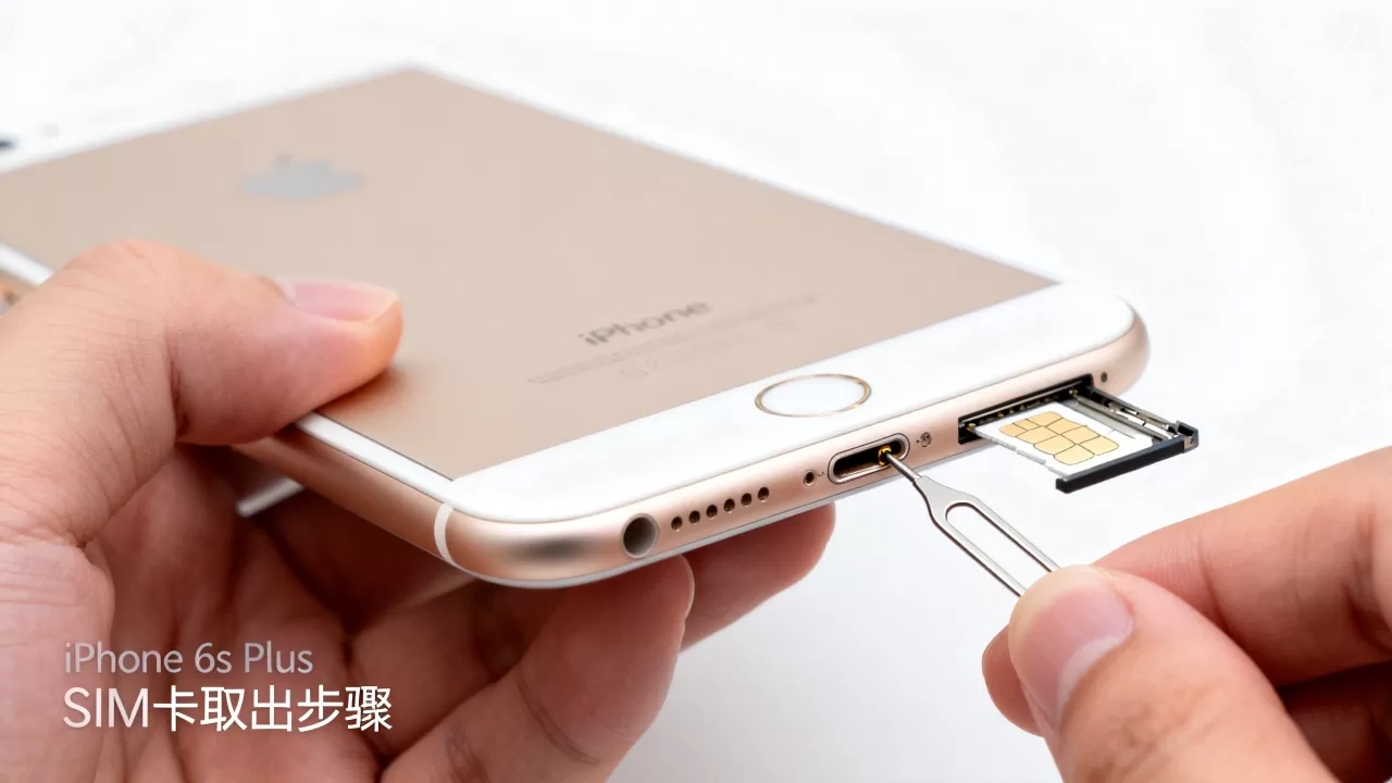 iphone6s plus sim卡怎么取，iphone6s plus sim卡槽