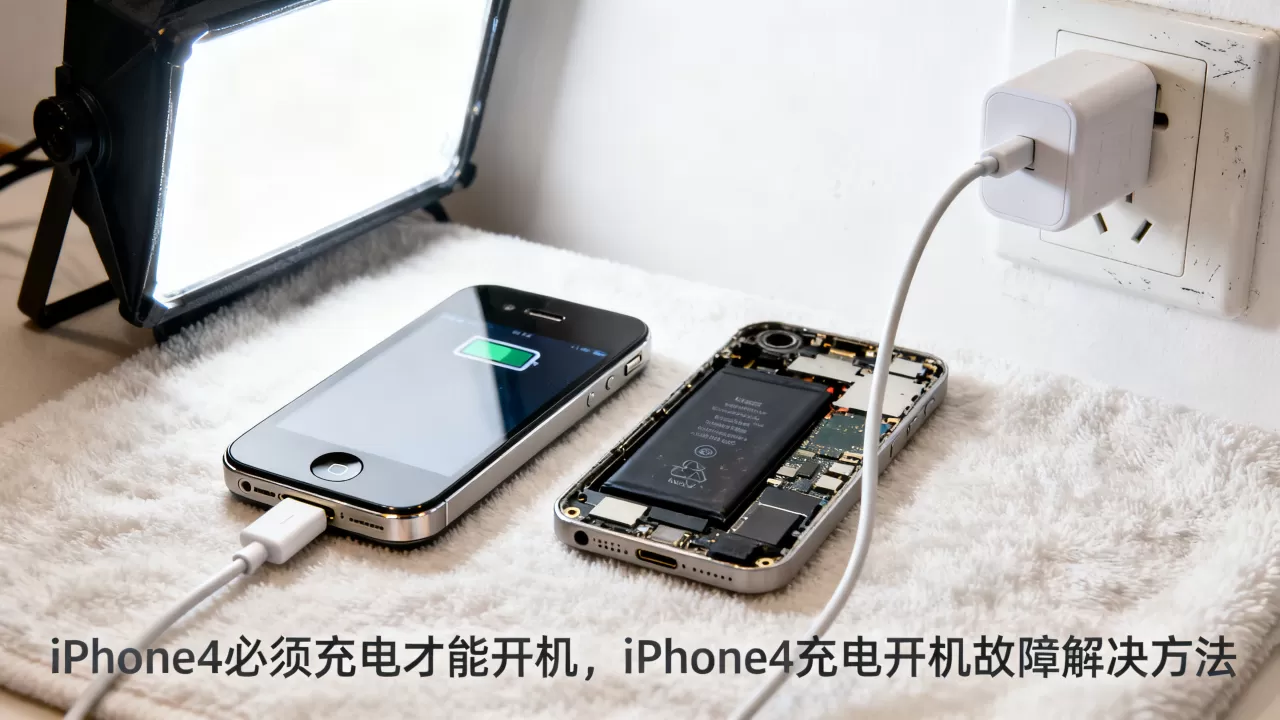 iPhone4必须充电才能开机，iPhone4充电开机故障解决方法