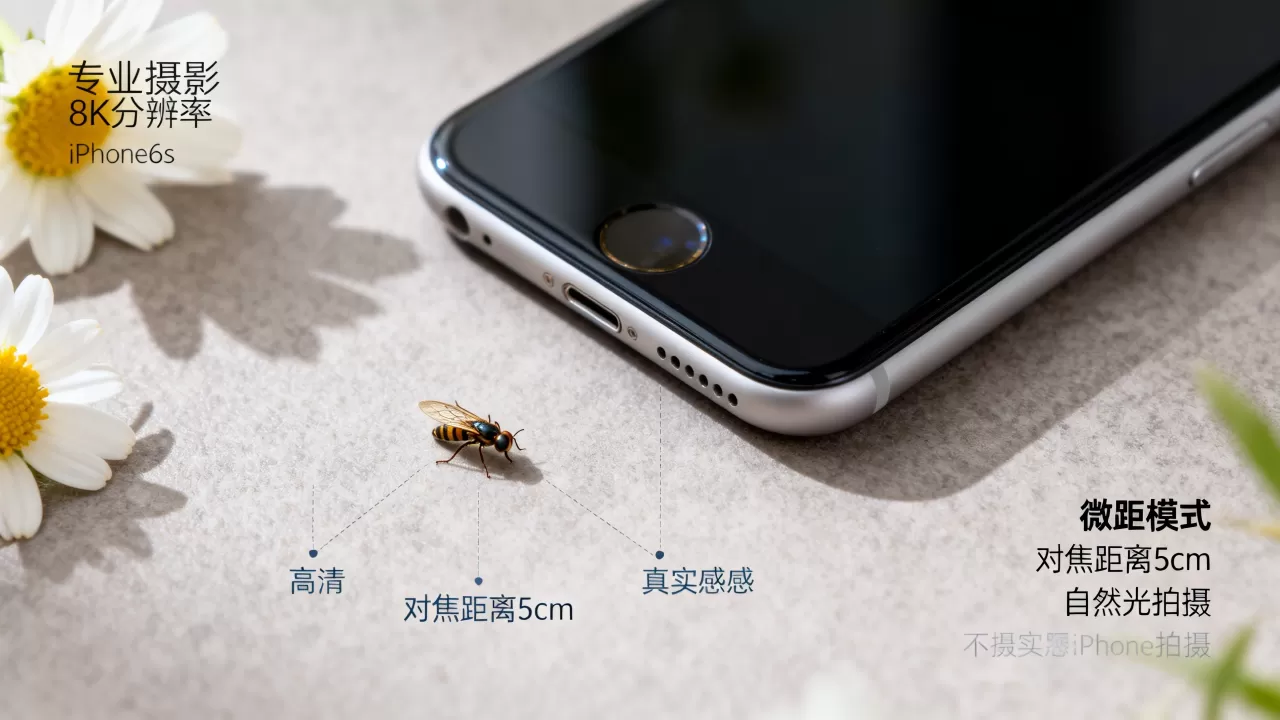 iphone6s微距怎么拍，iphone6s微距拍摄技巧