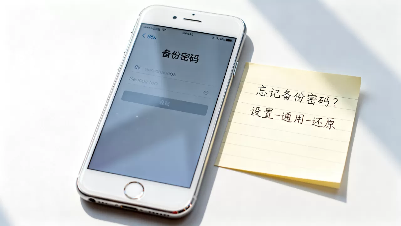 iPhone6s备份密码忘了怎么办，iPhone6s备份密码