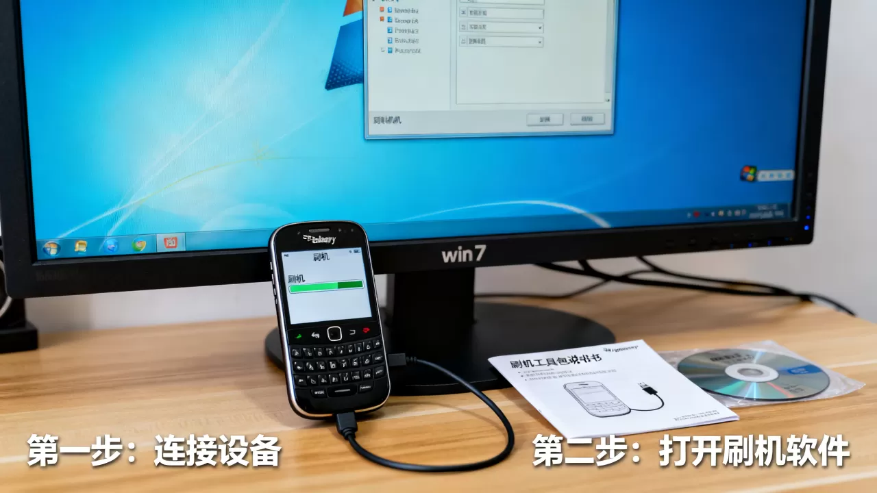 黑莓win7刷机教程，win7系统怎么刷机