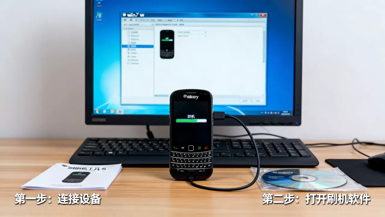 黑莓win7刷机教程，win7系统怎么刷机