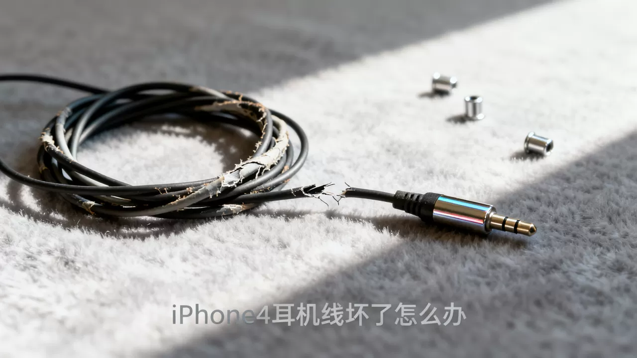 iphone4耳机线坏了怎么办，iphone4耳机线