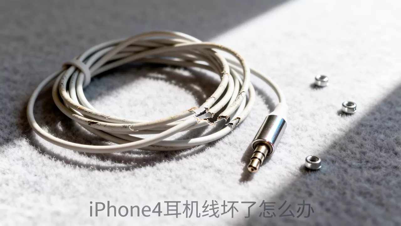 iphone4耳机线坏了怎么办，iphone4耳机线