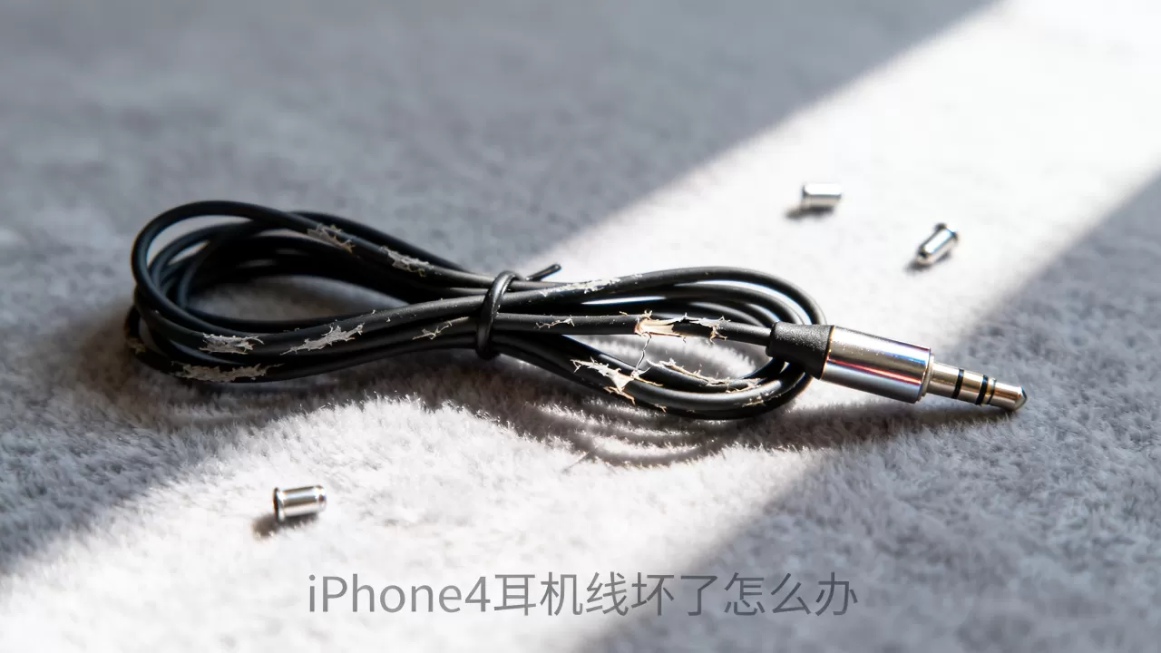 iphone4耳机线坏了怎么办，iphone4耳机线