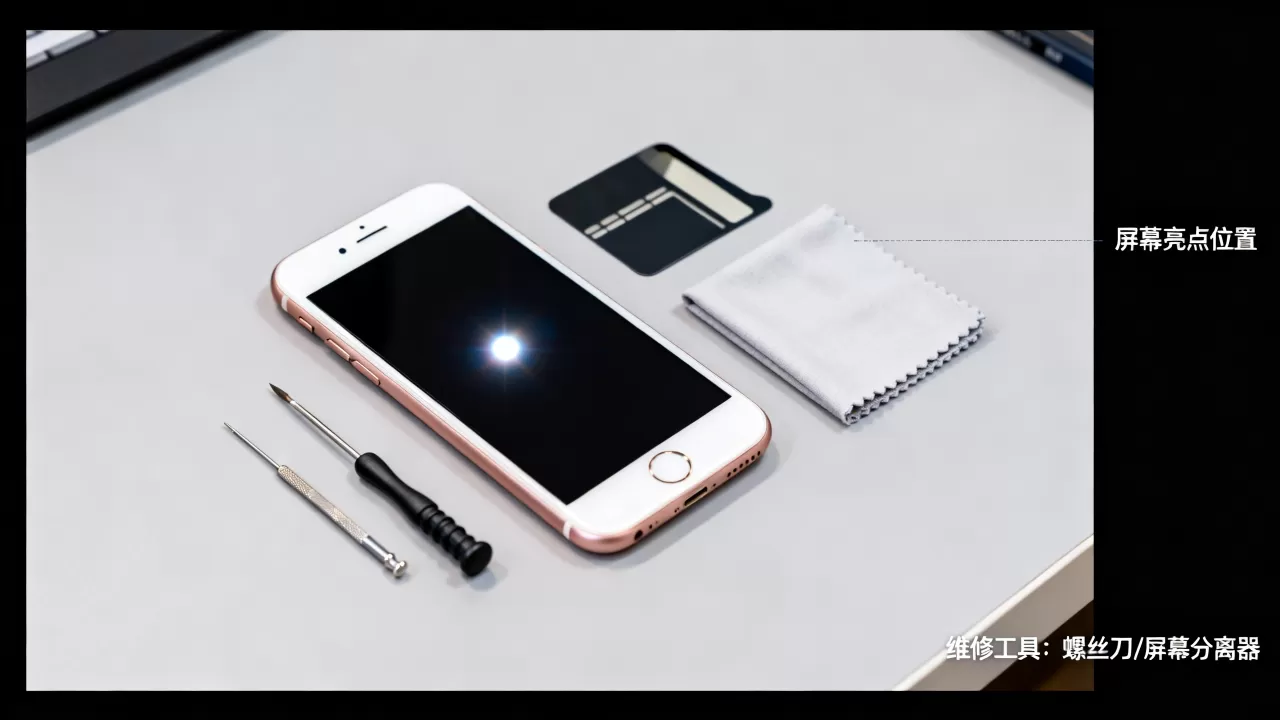 iphone6屏幕有亮点怎么回事，iphone6屏幕维修