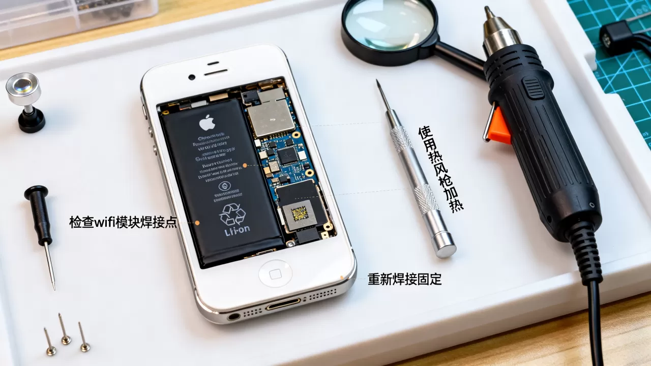 iphone4swifi虚焊修不好怎么办，iphone4s修手机