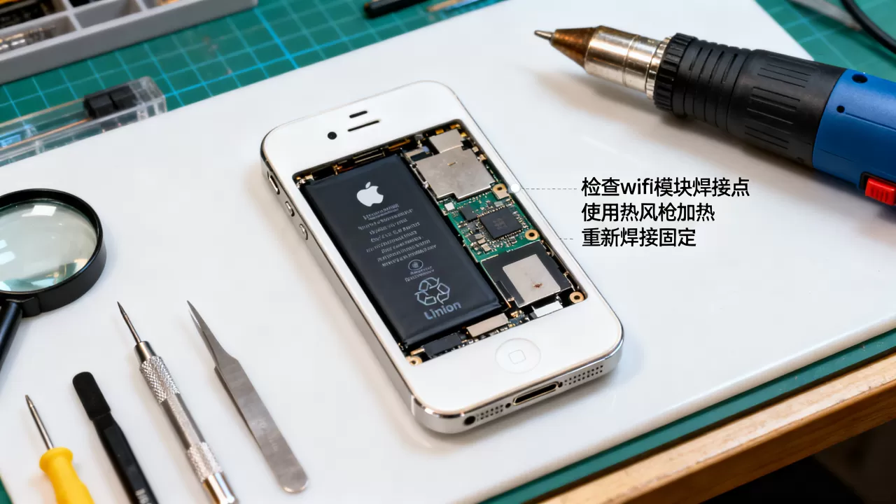 iphone4swifi虚焊修不好怎么办，iphone4s修手机