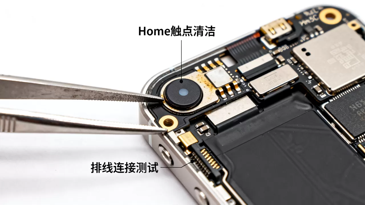iPhone5C Home键失灵怎么修?Home触点修复方法 iPhone5C Home键失灵怎么修?Home触点修复方法