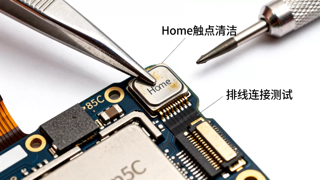 iPhone5C Home键失灵怎么修?Home触点修复方法 iPhone5C Home键失灵怎么修?Home触点修复方法