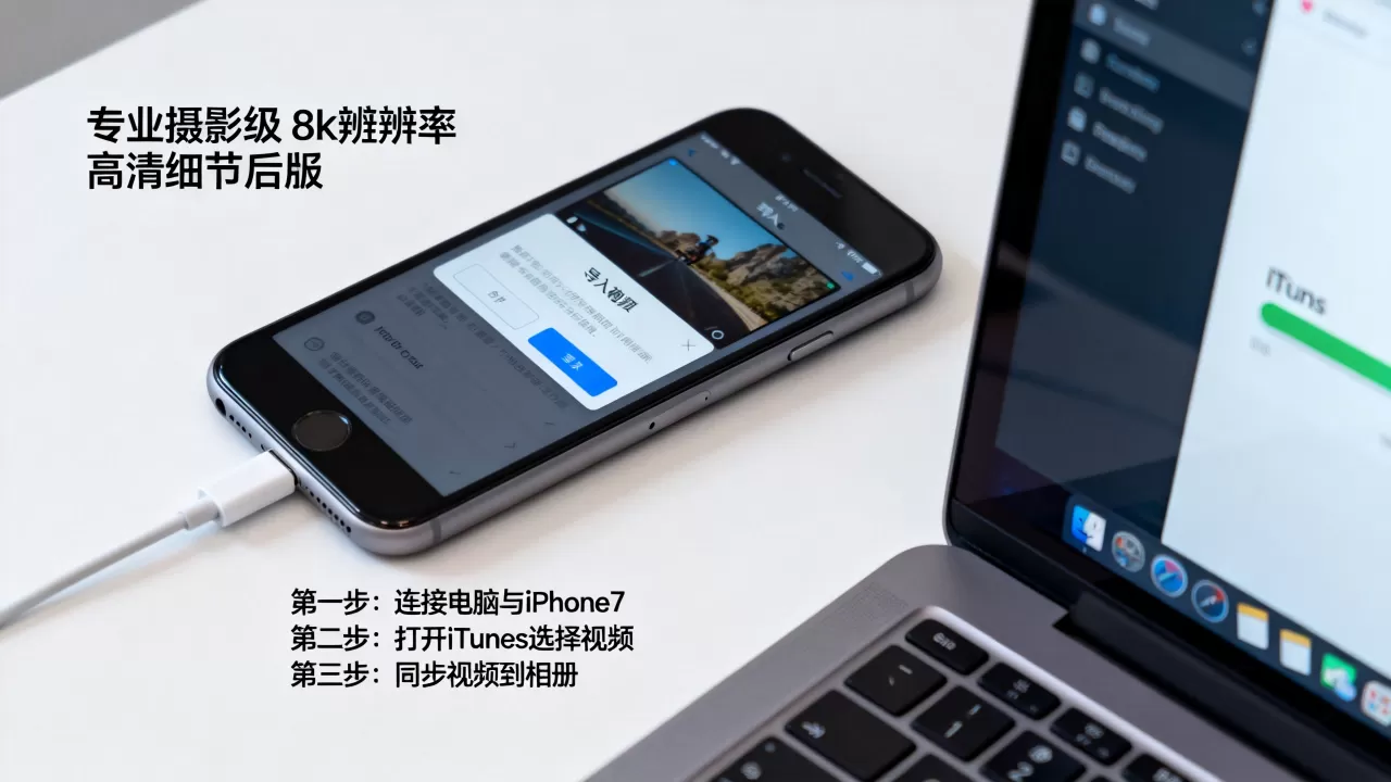 iphone7如何导入视频，iphone7导入视频到相册方法