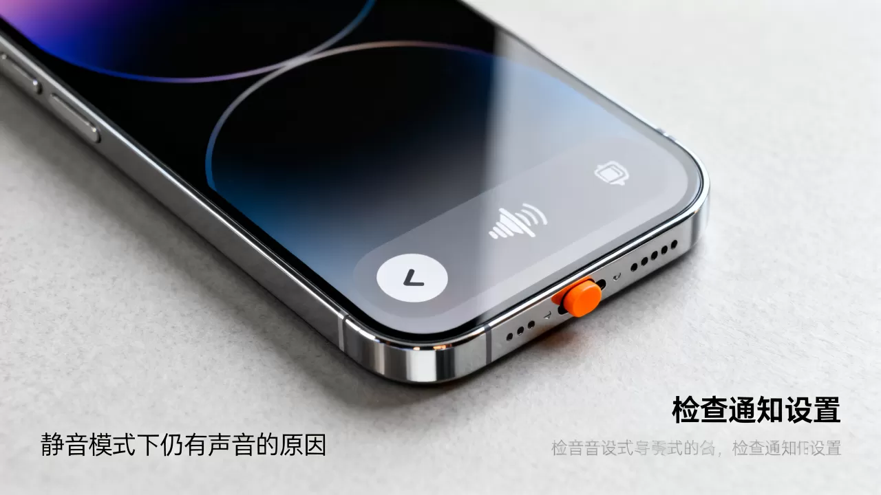 iphone静音了还有声音怎么回事，iphone静音模式