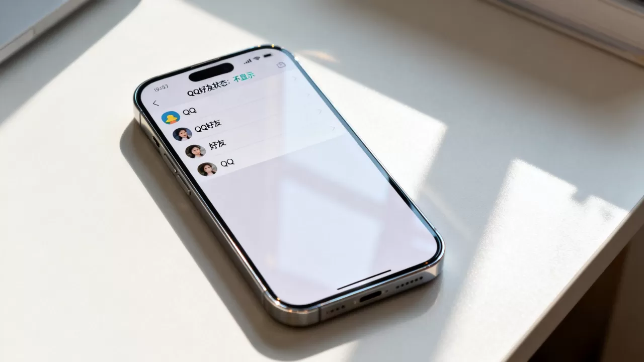 手机QQ不显示iPhone在线，QQ好友状态不显示怎么办