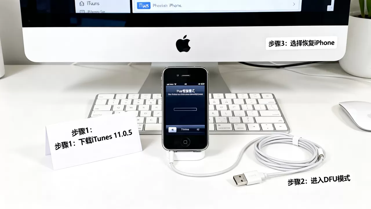 iphone4 6.1.3平刷教程，iphone4刷机失败怎么办