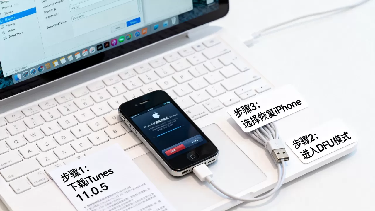 iphone4 6.1.3平刷教程，iphone4刷机失败怎么办