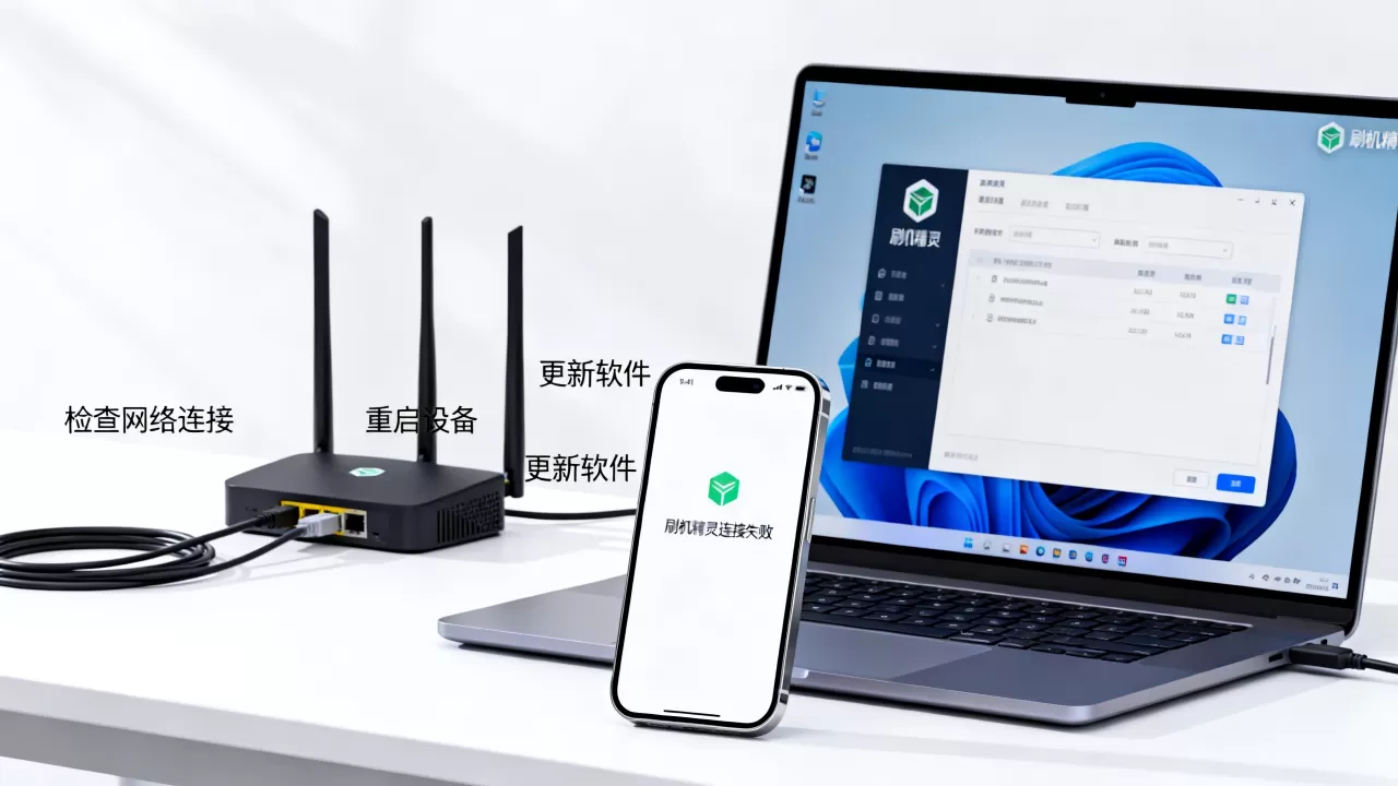 刷机精灵连不上网怎么办？刷机精灵连接失败解决方法