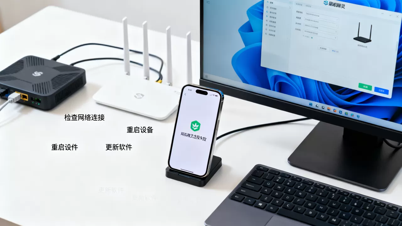 刷机精灵连不上网怎么办？刷机精灵连接失败解决方法