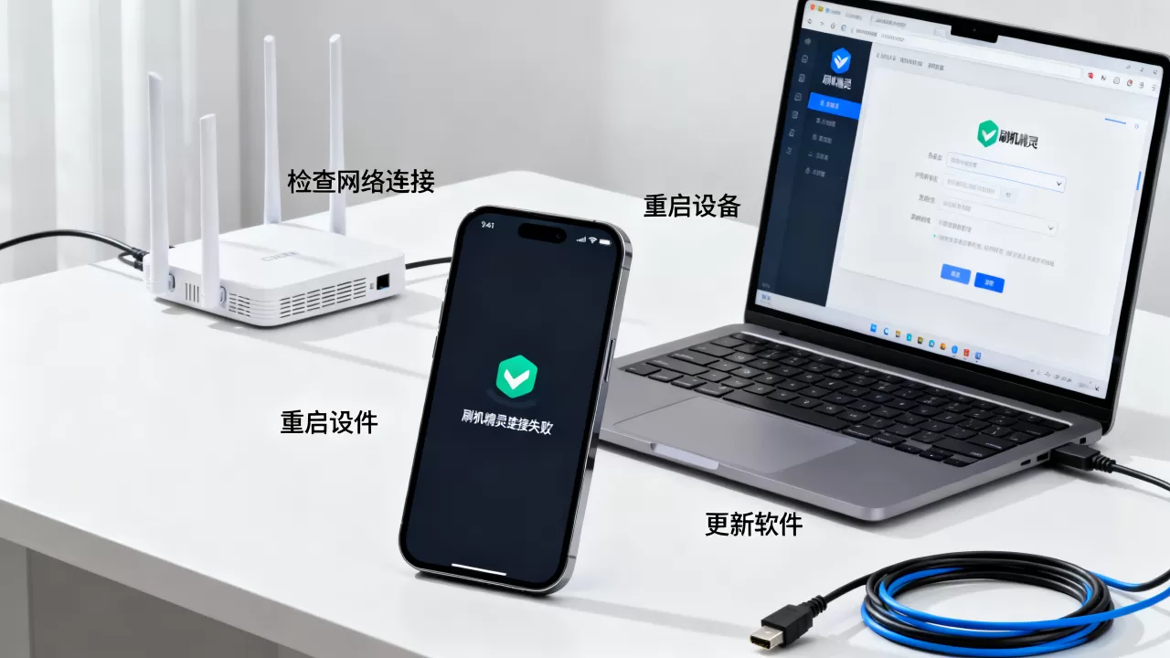 刷机精灵连不上网怎么办？刷机精灵连接失败解决方法