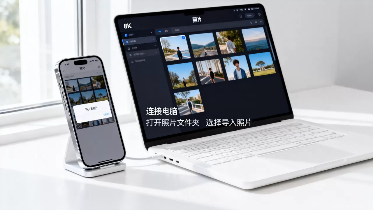 iphone导入照片文件夹,iphone怎么导入照片 iphone导入照片文件夹,iphone怎么导入照片