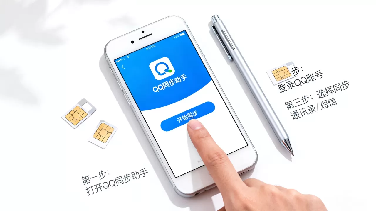 iphone怎么用qq同步助手，iphone手机qq同步助手怎么使用