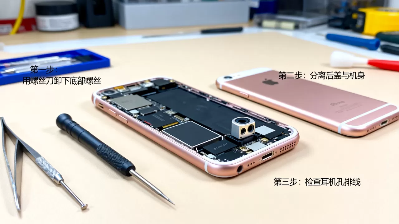 iphone6耳机孔坏了怎么修，iphone6耳机孔维修