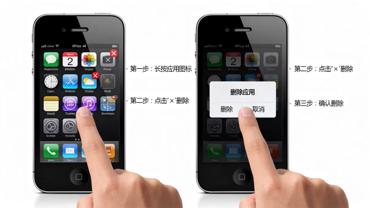 iphone4怎么删除软件,iphone4删除应用方法 iphone4怎么删除软件,iphone4删除应用方法