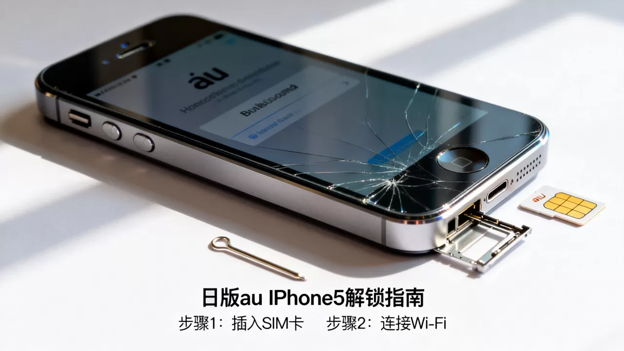 日版au iphone5解锁，iphone5怎么解锁