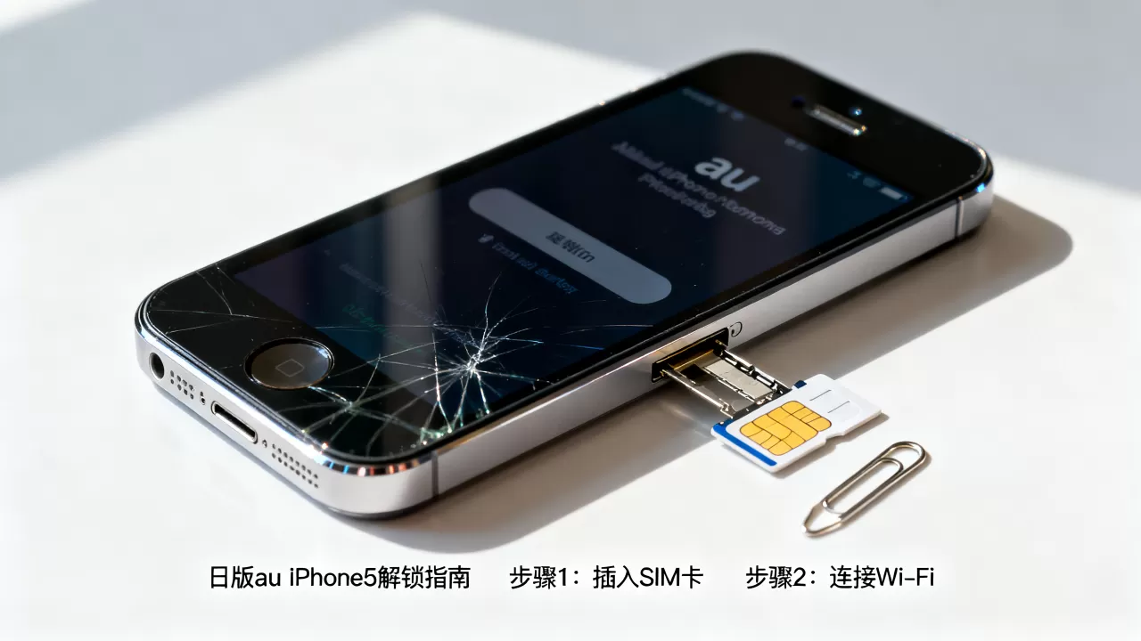 日版au iphone5解锁，iphone5怎么解锁