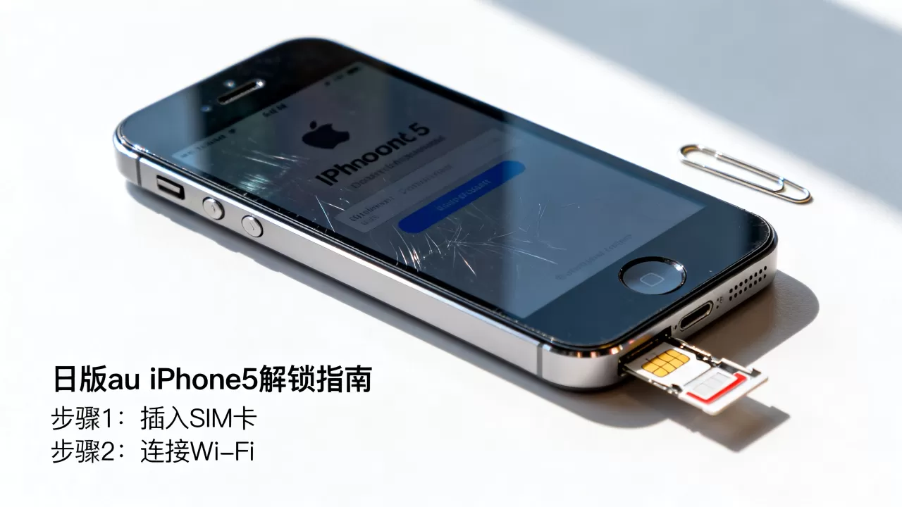 日版au iphone5解锁，iphone5怎么解锁