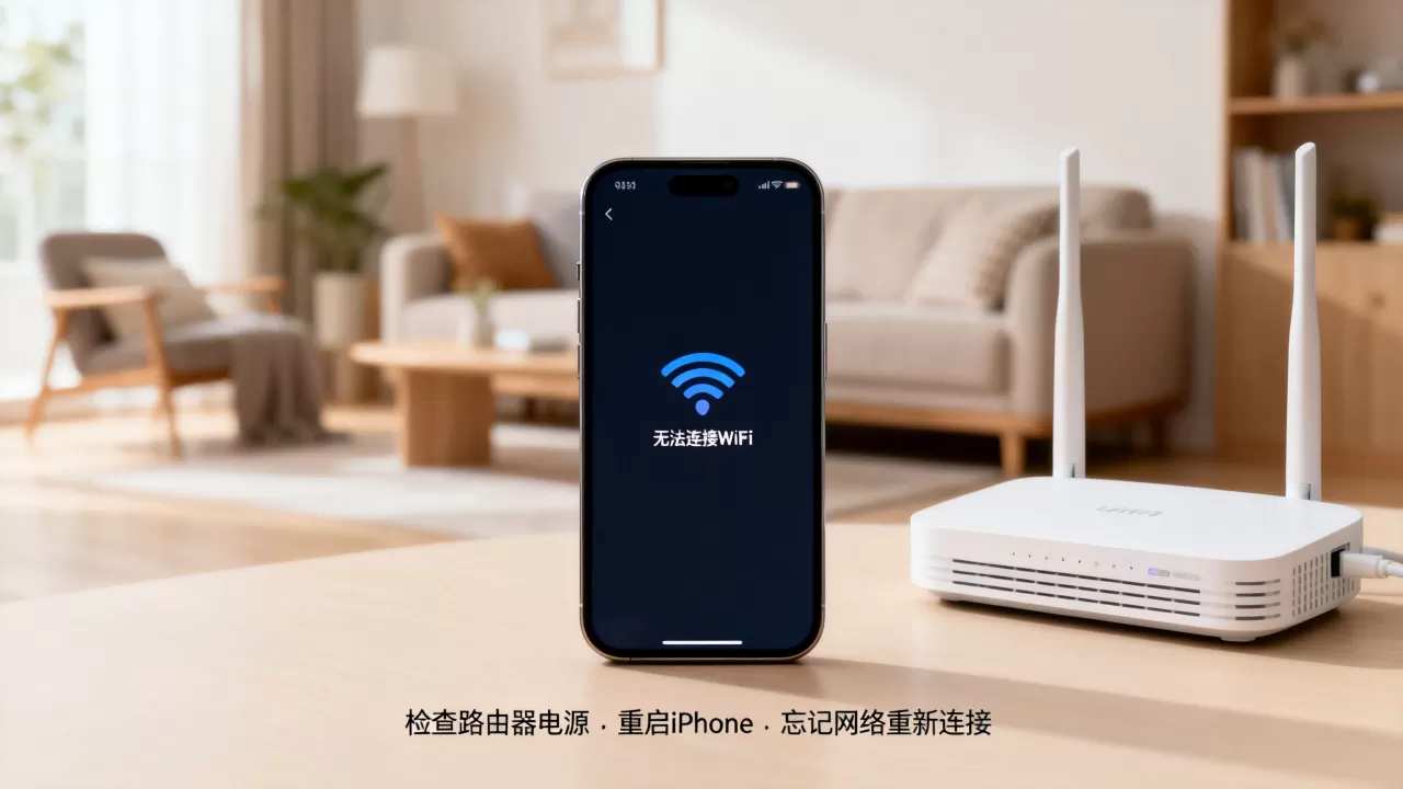 iphone无法连接无线网怎么办，iphone连不上wifi