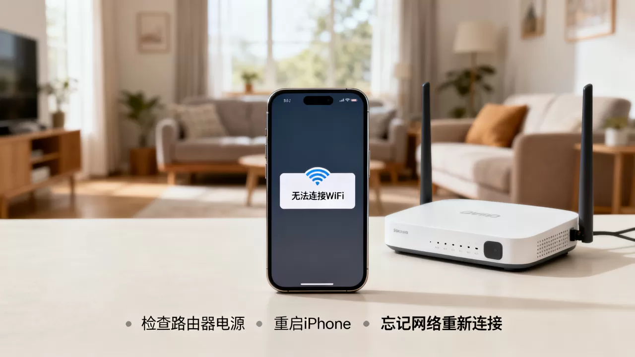 iphone无法连接无线网怎么办，iphone连不上wifi
