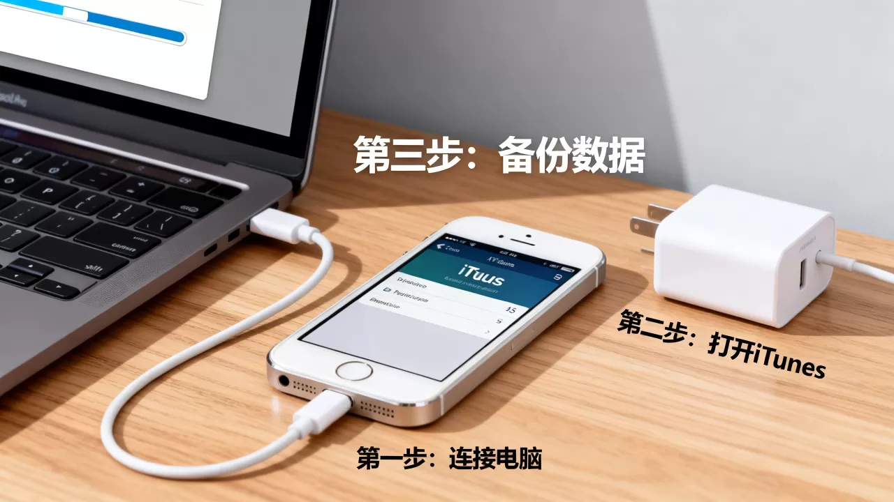 iphone5怎么备份数据刷机，iphone5备份刷机教程