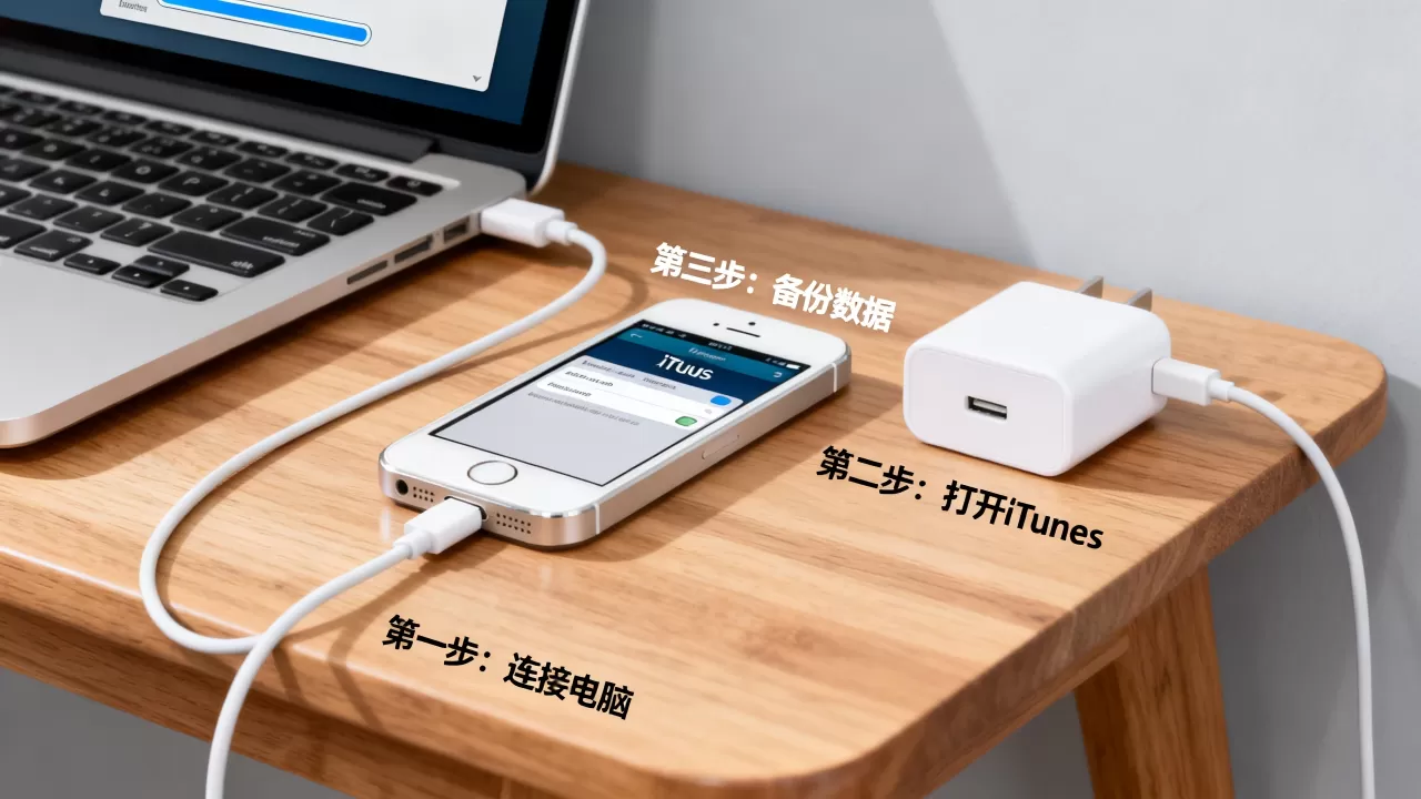 iphone5怎么备份数据刷机，iphone5备份刷机教程
