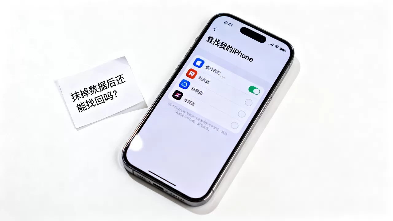 查找我的iphone抹掉数据后还能找回吗，查找我的iphone