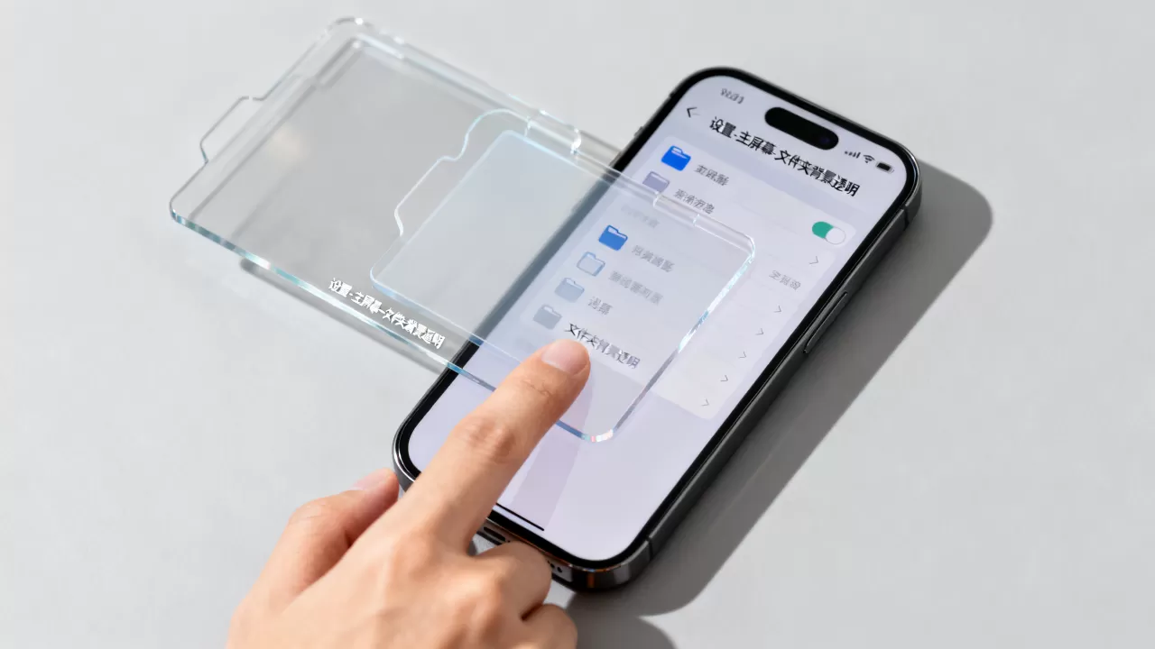 iPhone文件夹背景透明怎么设置，iphone文件夹背景透明