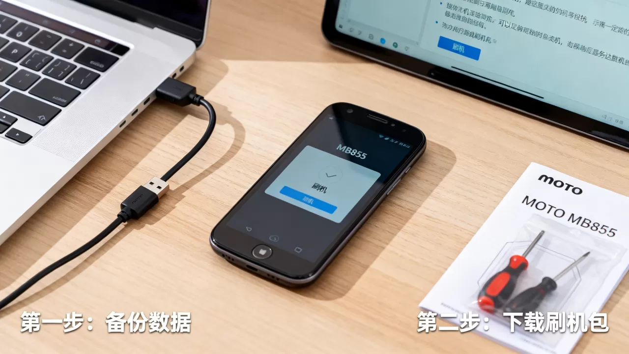 MOTO MB855刷机教程，摩托罗拉MB855刷机失败怎么办