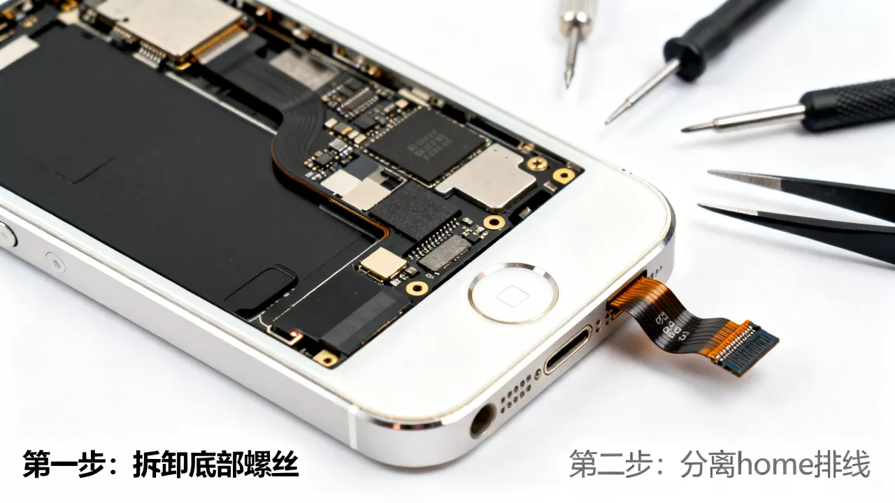 iphone5s home排线坏了怎么修,iphone5s home排线更换教程 iphone5s home排线坏了怎么修,iphone5s home排线更换教程