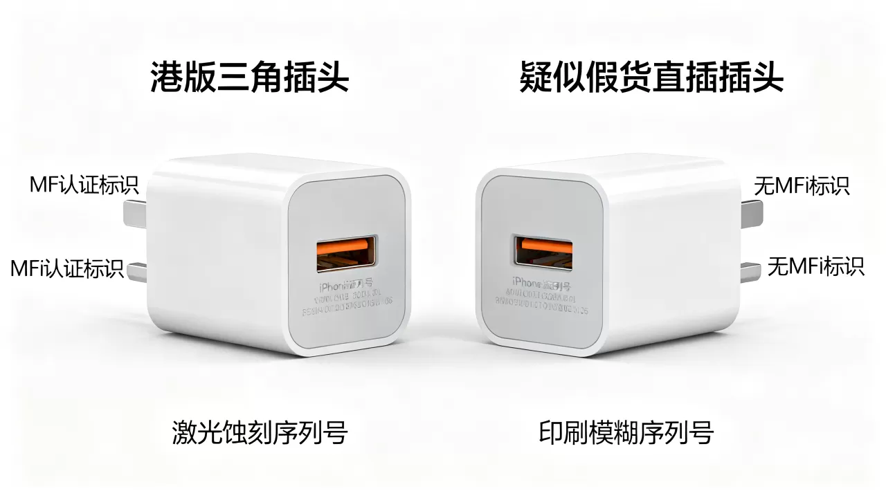 iphone港版充电器真假辨别,iphone充电器怎么查真假 iphone港版充电器真假辨别,iphone充电器怎么查真假