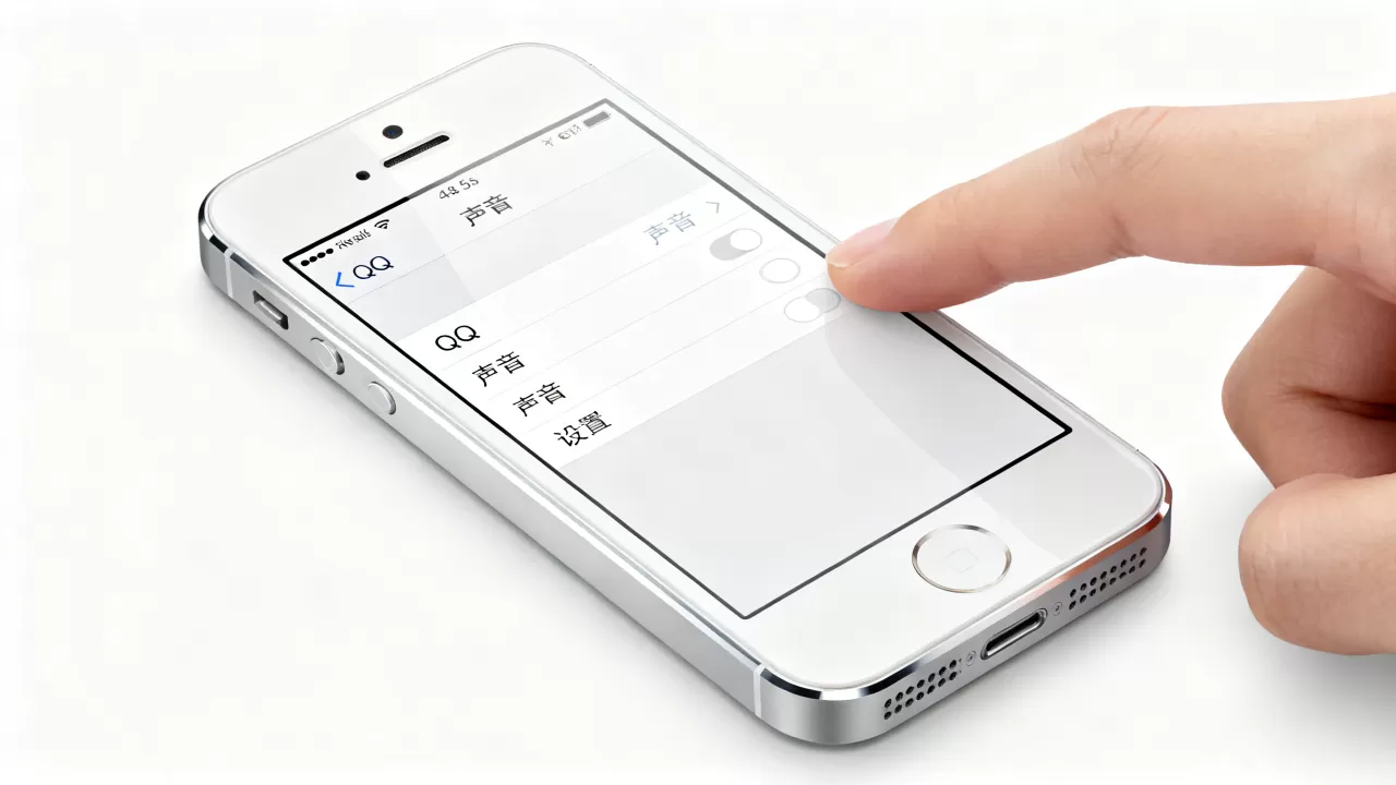 iphone5s qq声音怎么设置，iphone5s qq声音