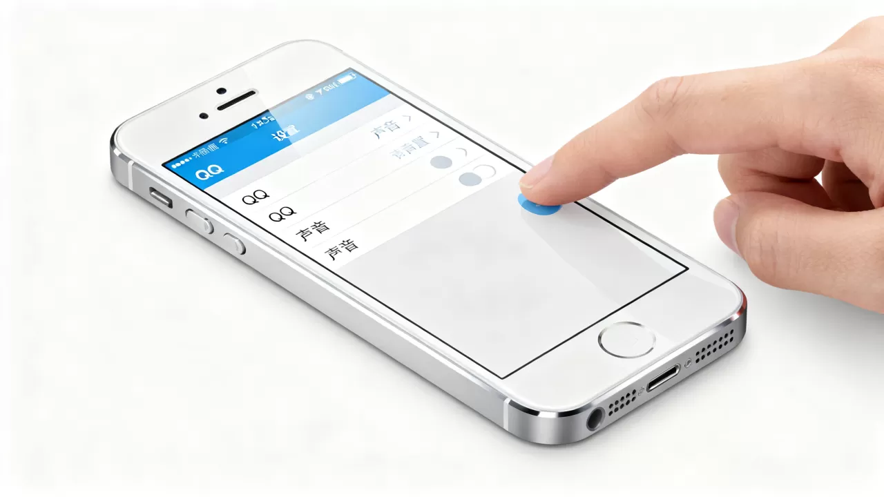iphone5s qq声音怎么设置，iphone5s qq声音