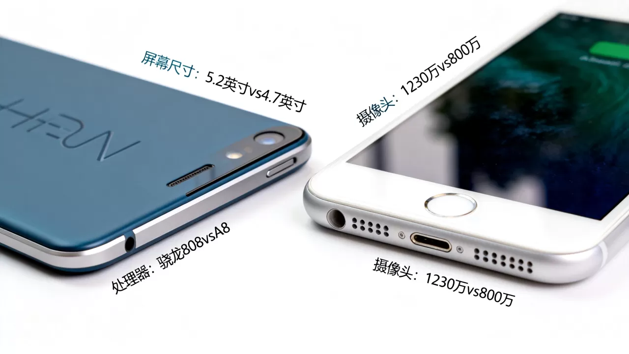Nexus 5x和iPhone 6哪个好，Nexus 5x和iPhone 6对比