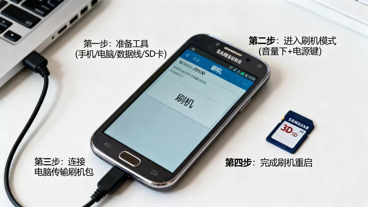 i9100死机刷机怎么办，三星i9100死机刷机教程