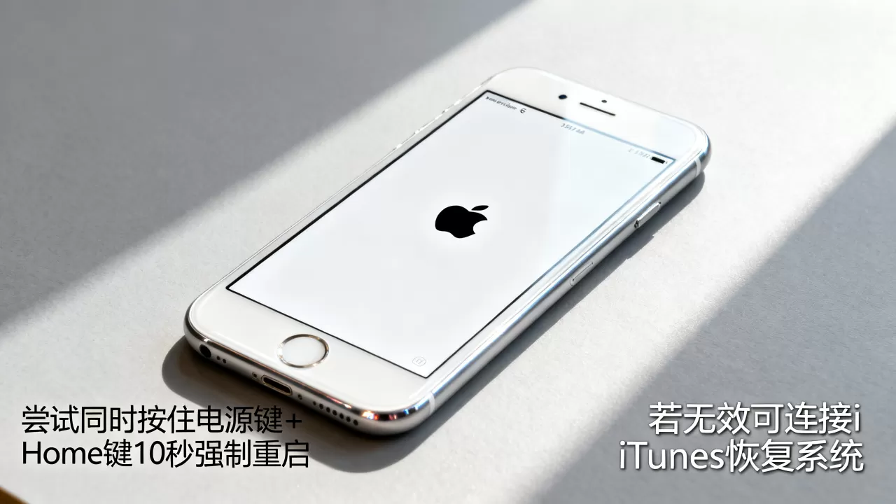 iphone6白苹果怎么修复？iPhone6白苹果重启解决
